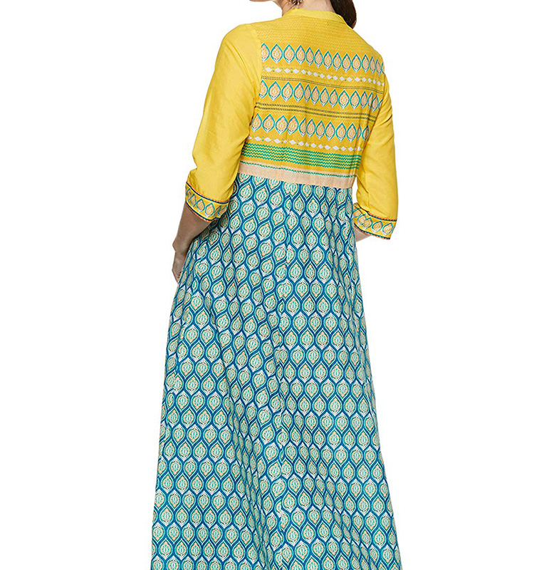 Buy Aurelia Yellow Embroidered Kurta for Women's Online @ Tata CLiQ