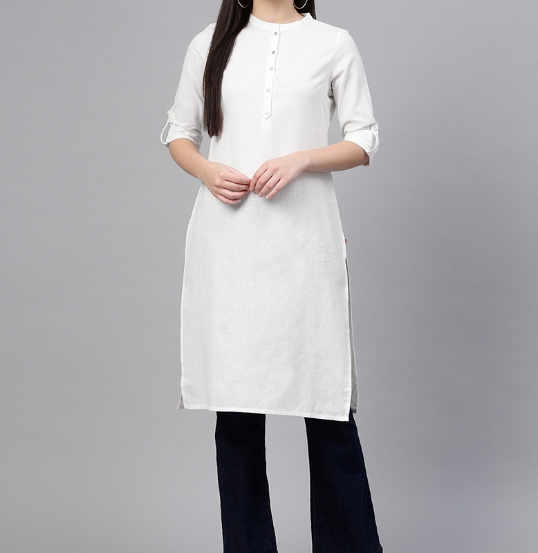 W for 2024 woman straight kurta